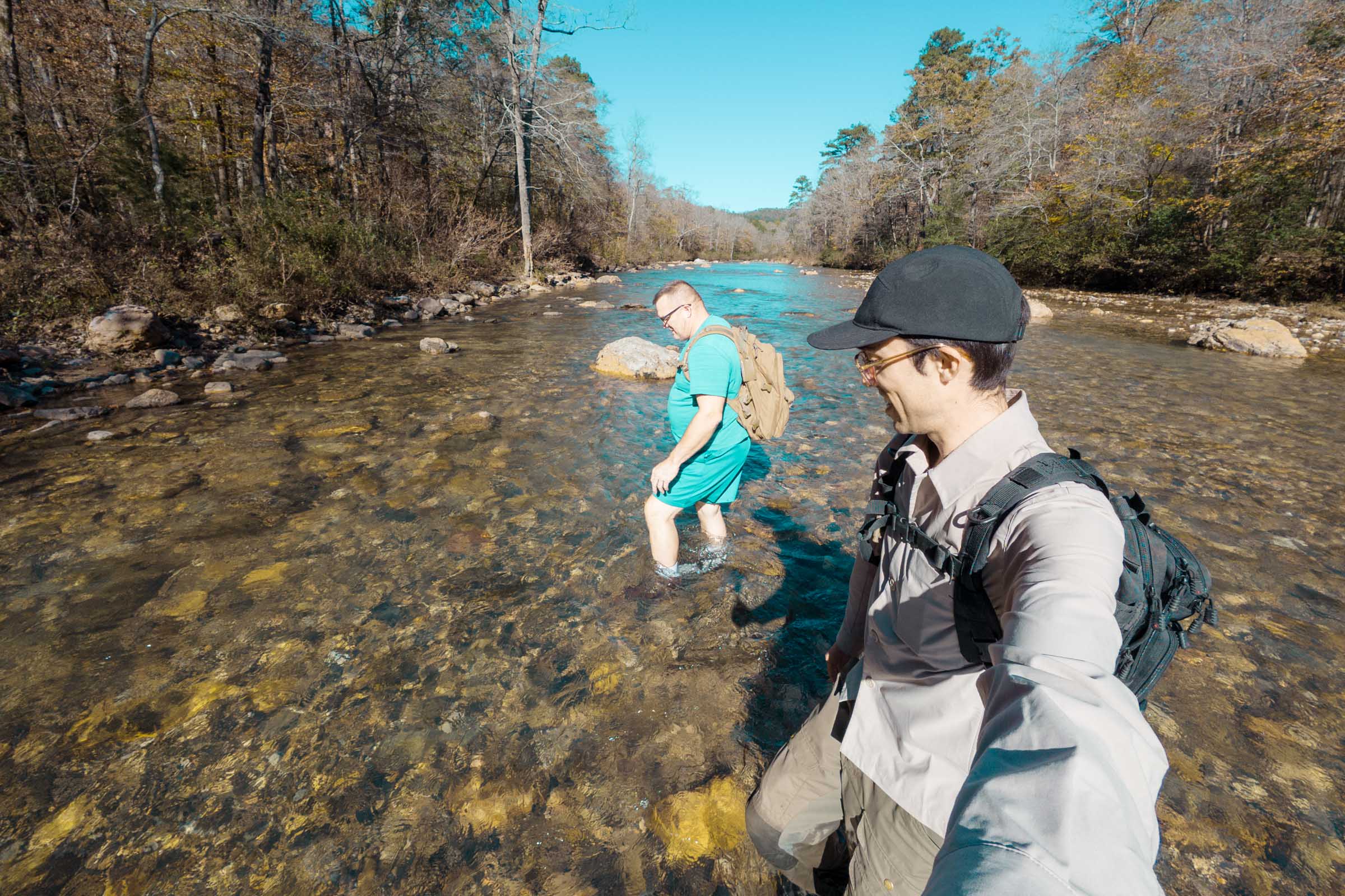 Little Missouri River Crossing in Ouachita Mountains