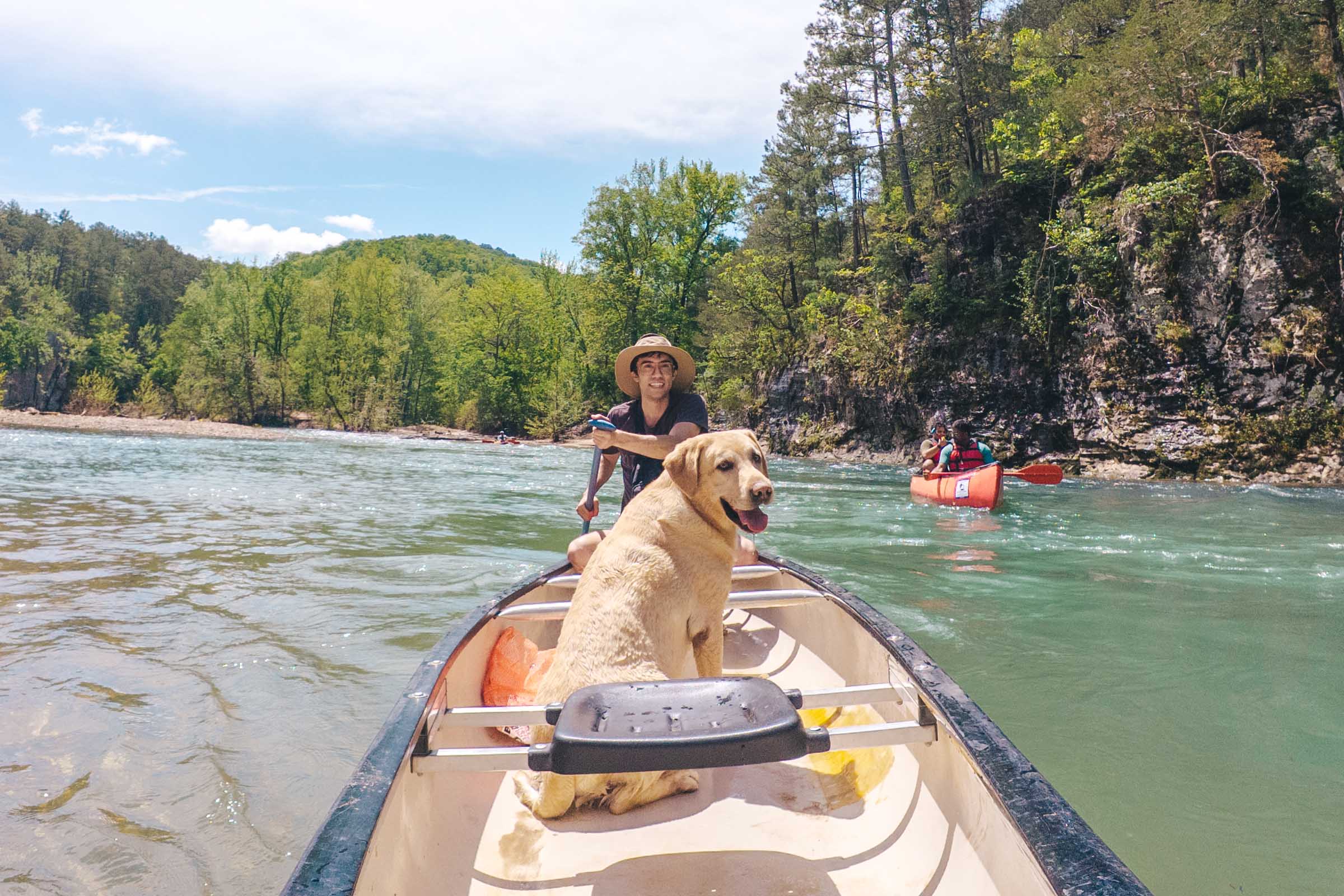 How to Float the Buffalo River in Arkansas: Complete Guide 18 Trey floating the Buffalo River in Arkansas