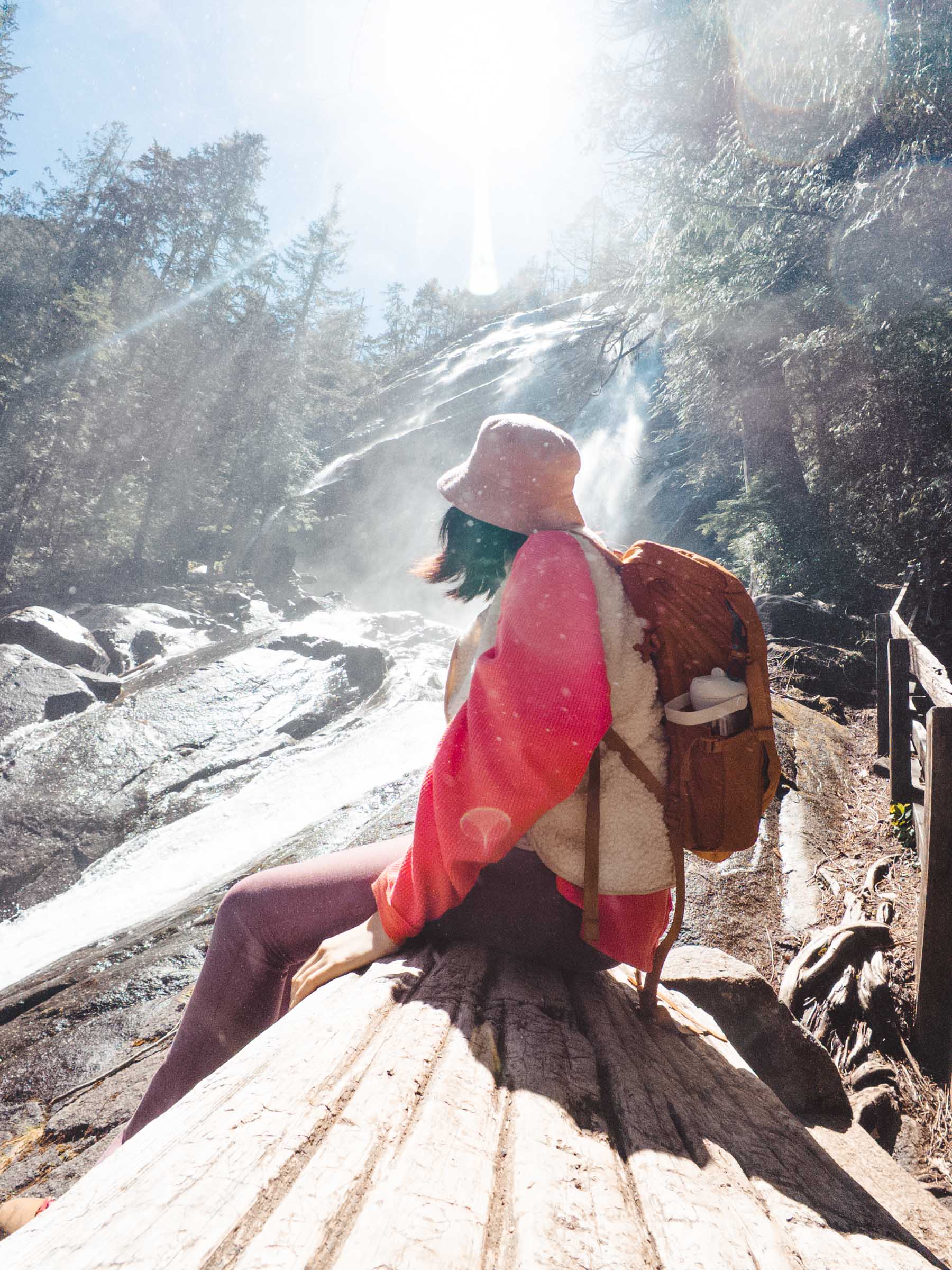 View of Bridal Veil Falls