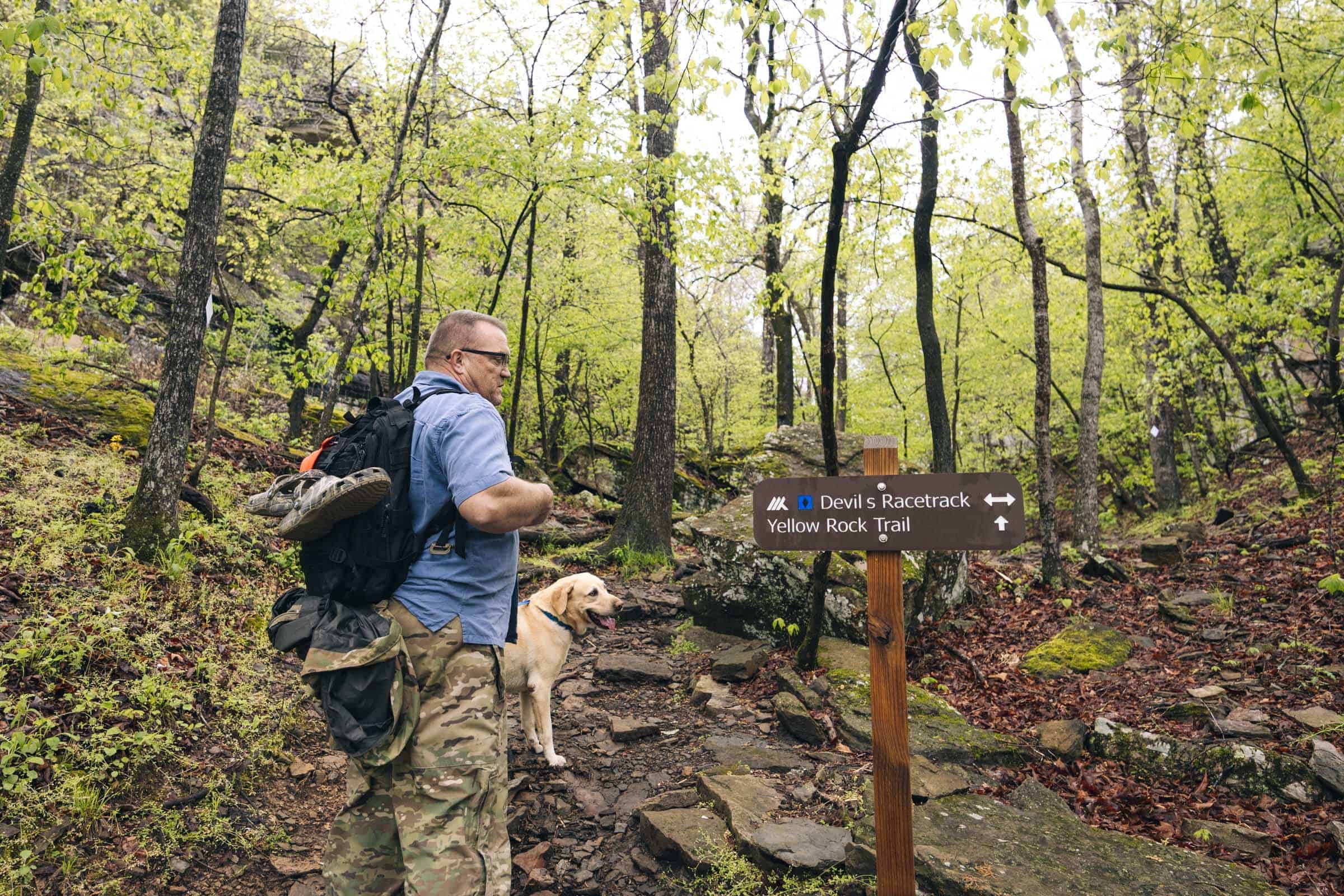 Yellow rock hike arkansas