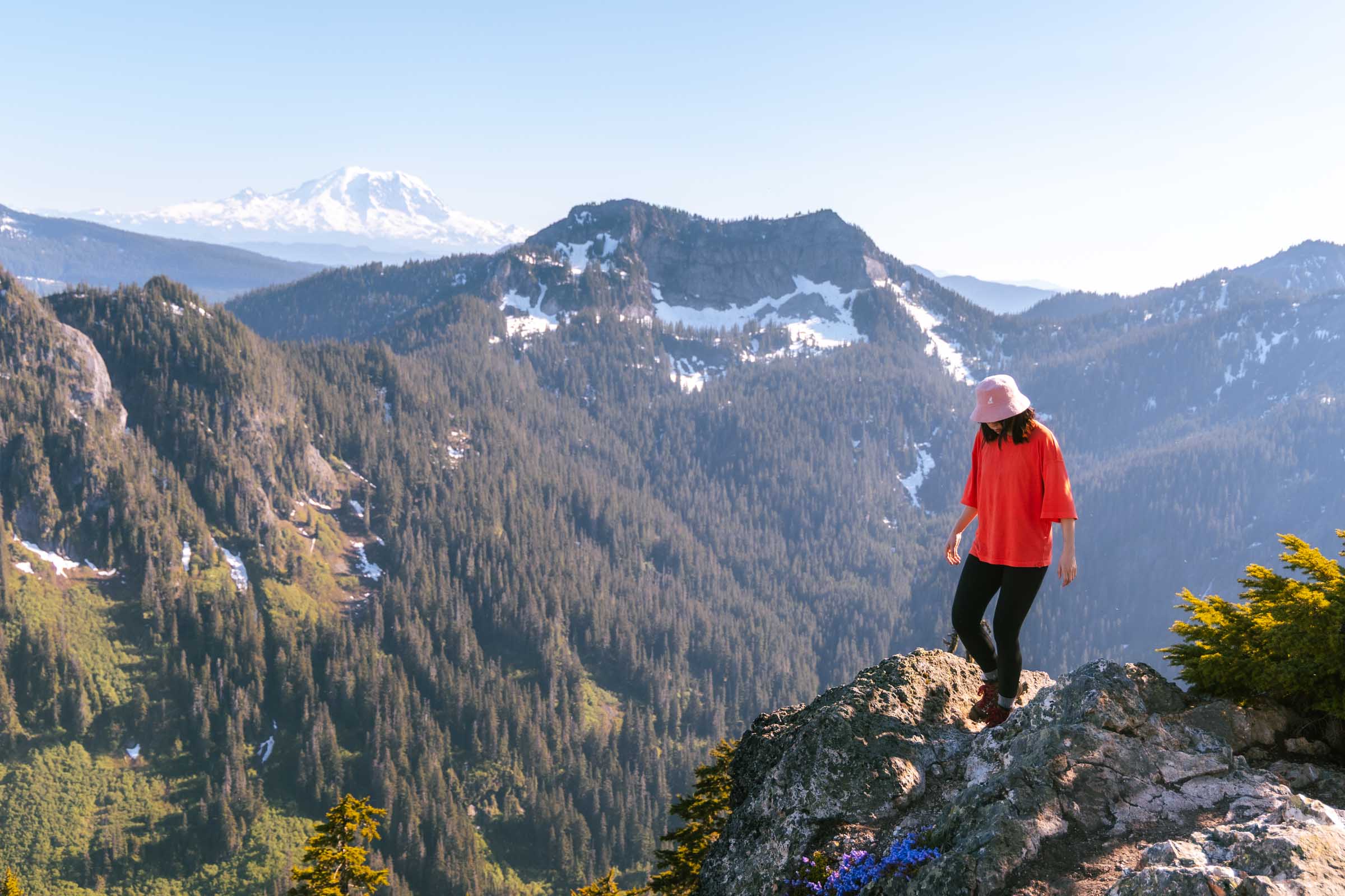 Chloe at Mount Catherine Summit