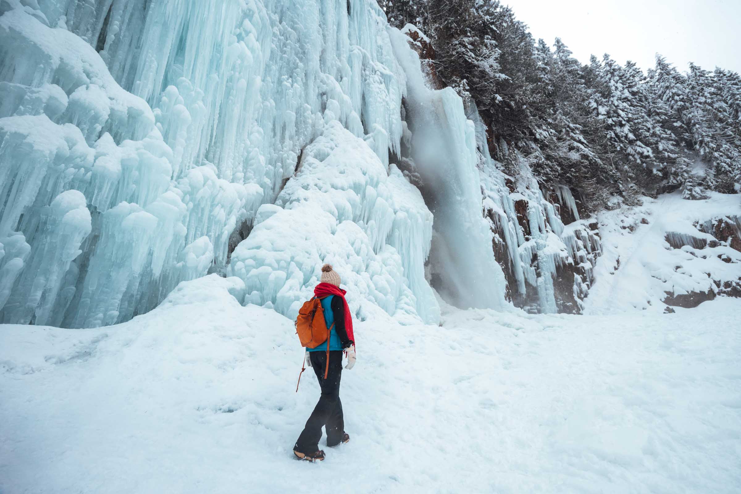 Franklin Falls in winter