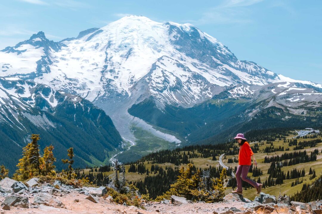 Dege Peak trail Mount Rainier