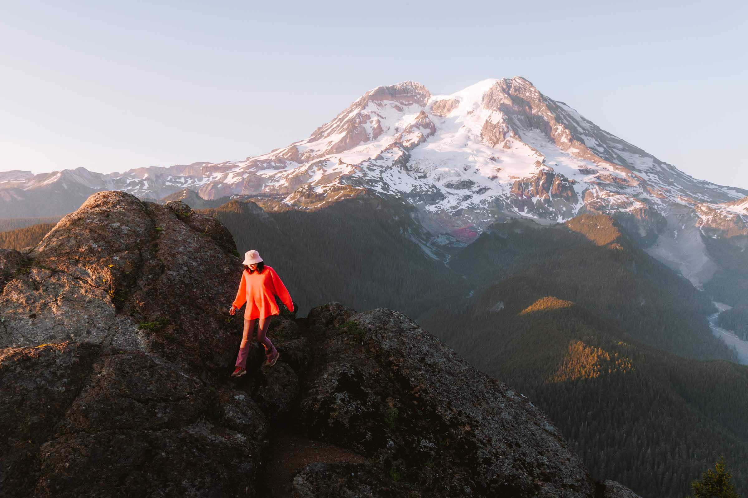 Exploring Gobblers Knob in Rainier
