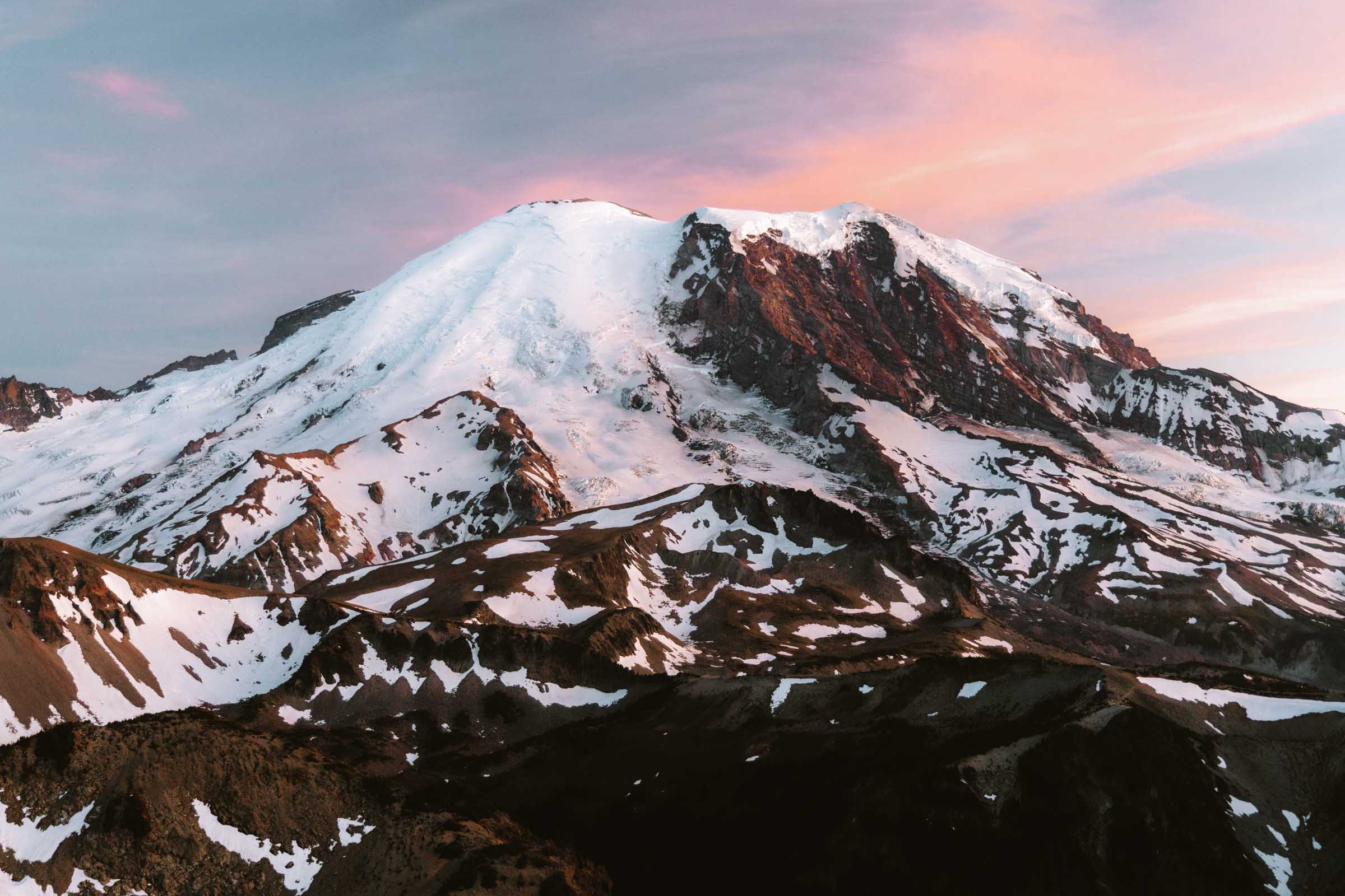 mount rainier from fremont lookout