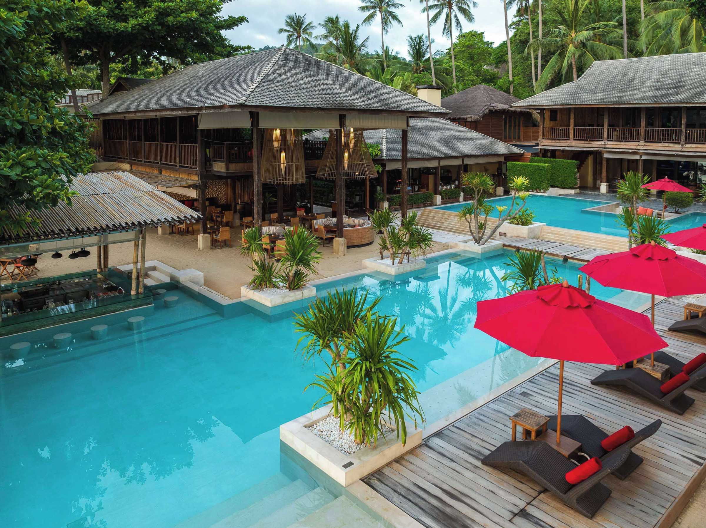Anantara Rasananda pool in Thong Nai Pan, Koh Phangan
