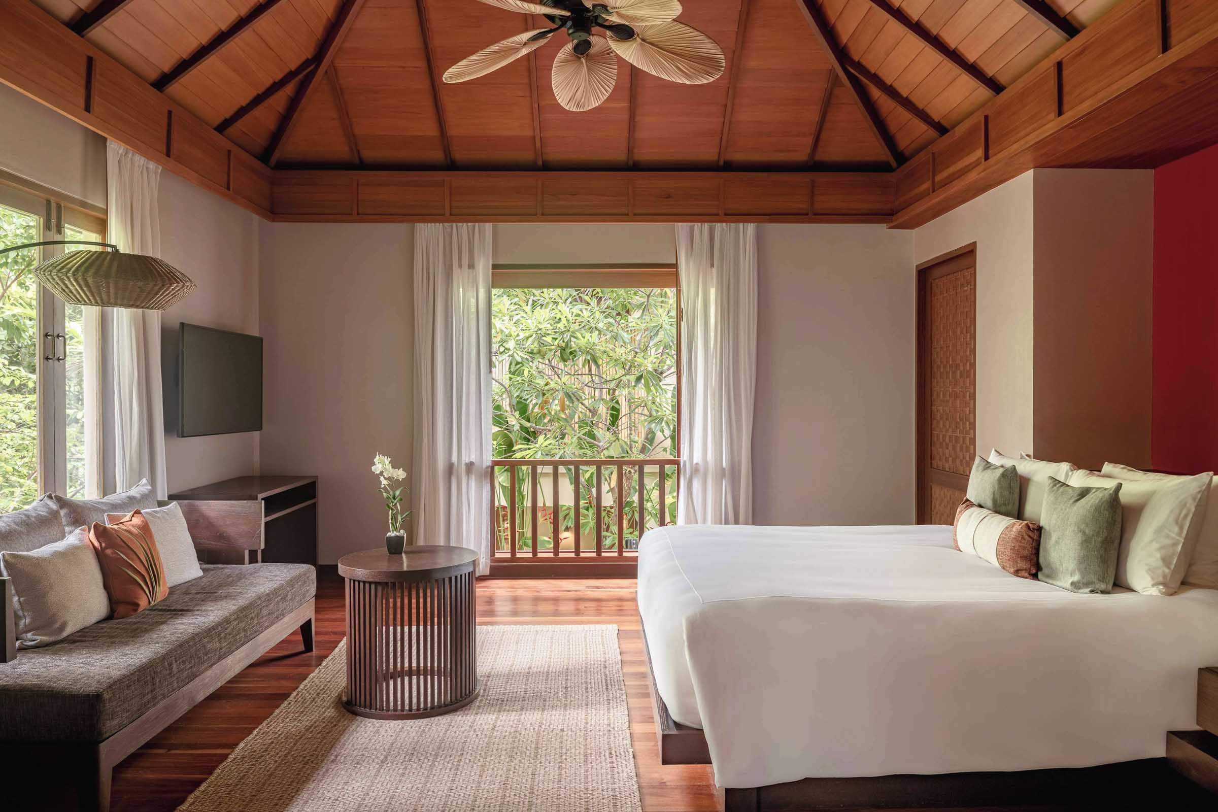 Anantara Rasananda room in Thong Nai Pan, Koh Phangan