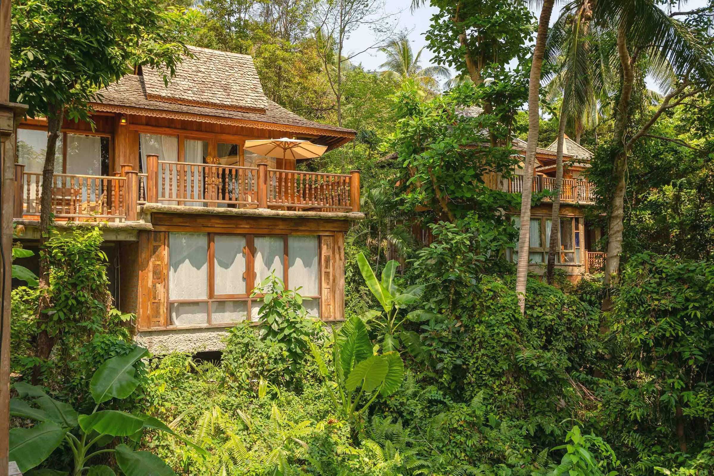 Santhiya rooms exterior in Thong Nai Pan, Koh Phangan