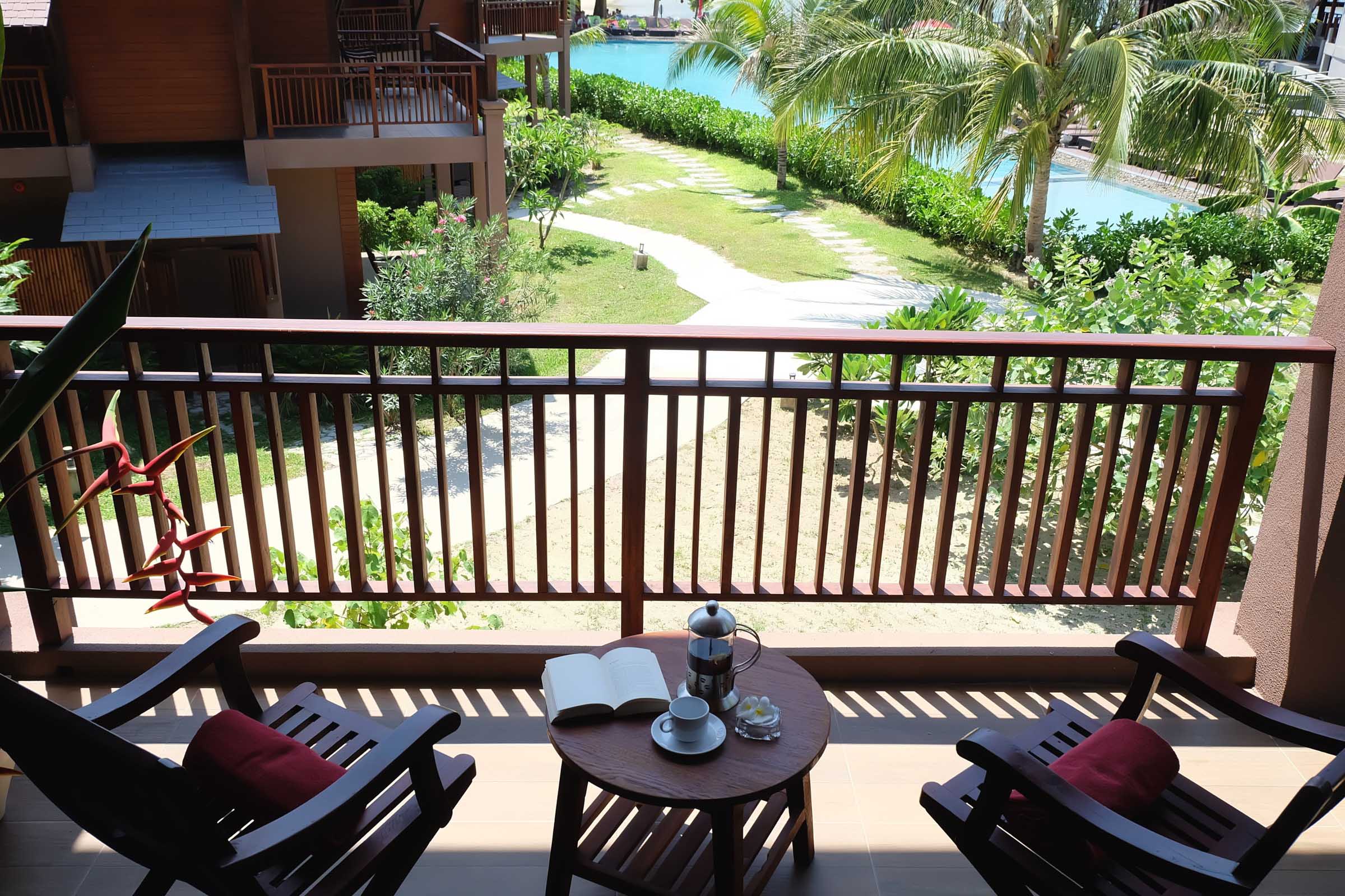 Koh Ma Beach Resort lanai view in Koh Phangan