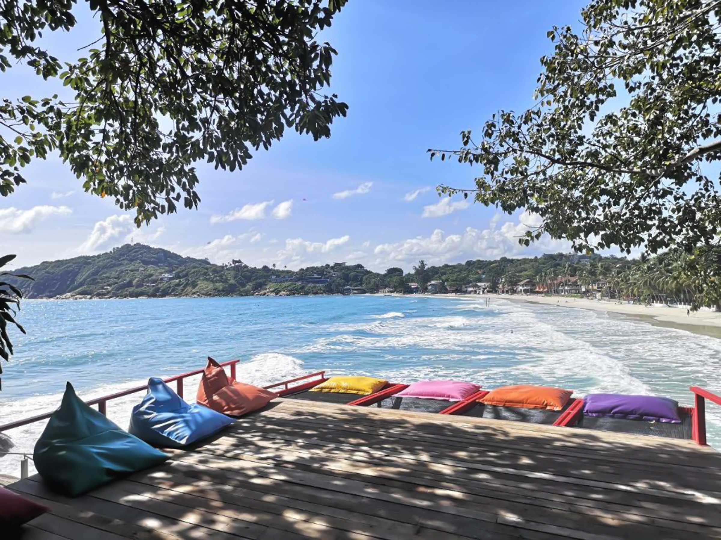 Ocean View at So Good Haad Rin Hostel in Koh Phangan