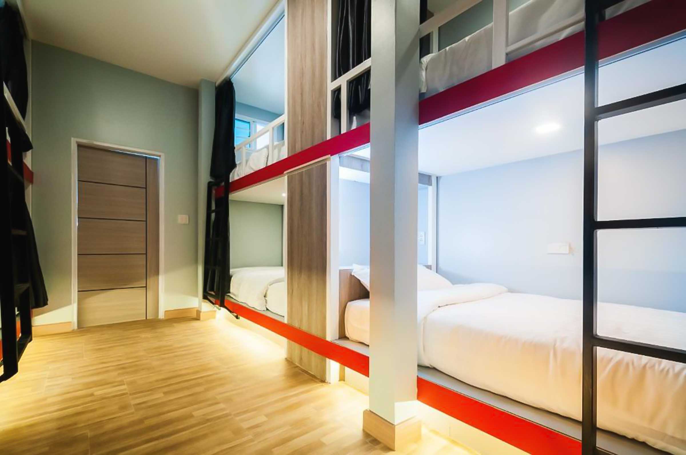 Bunk rooms at So Good Haad Rin Hostel in Koh Phangan