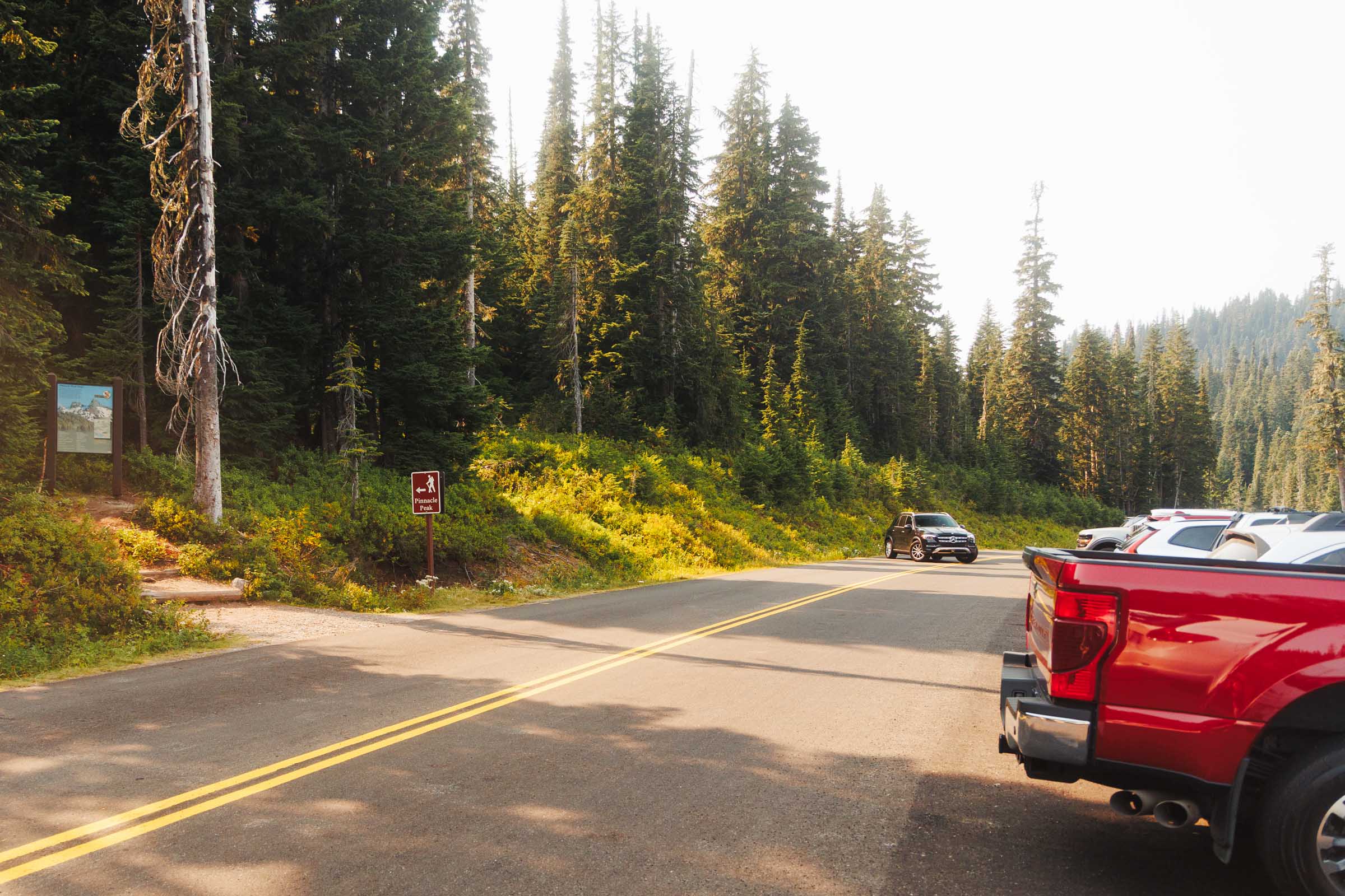 Plummer peak mount rainier trail entrance