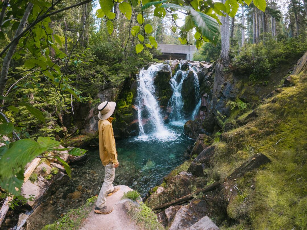 ruby falls at paradise river rainier