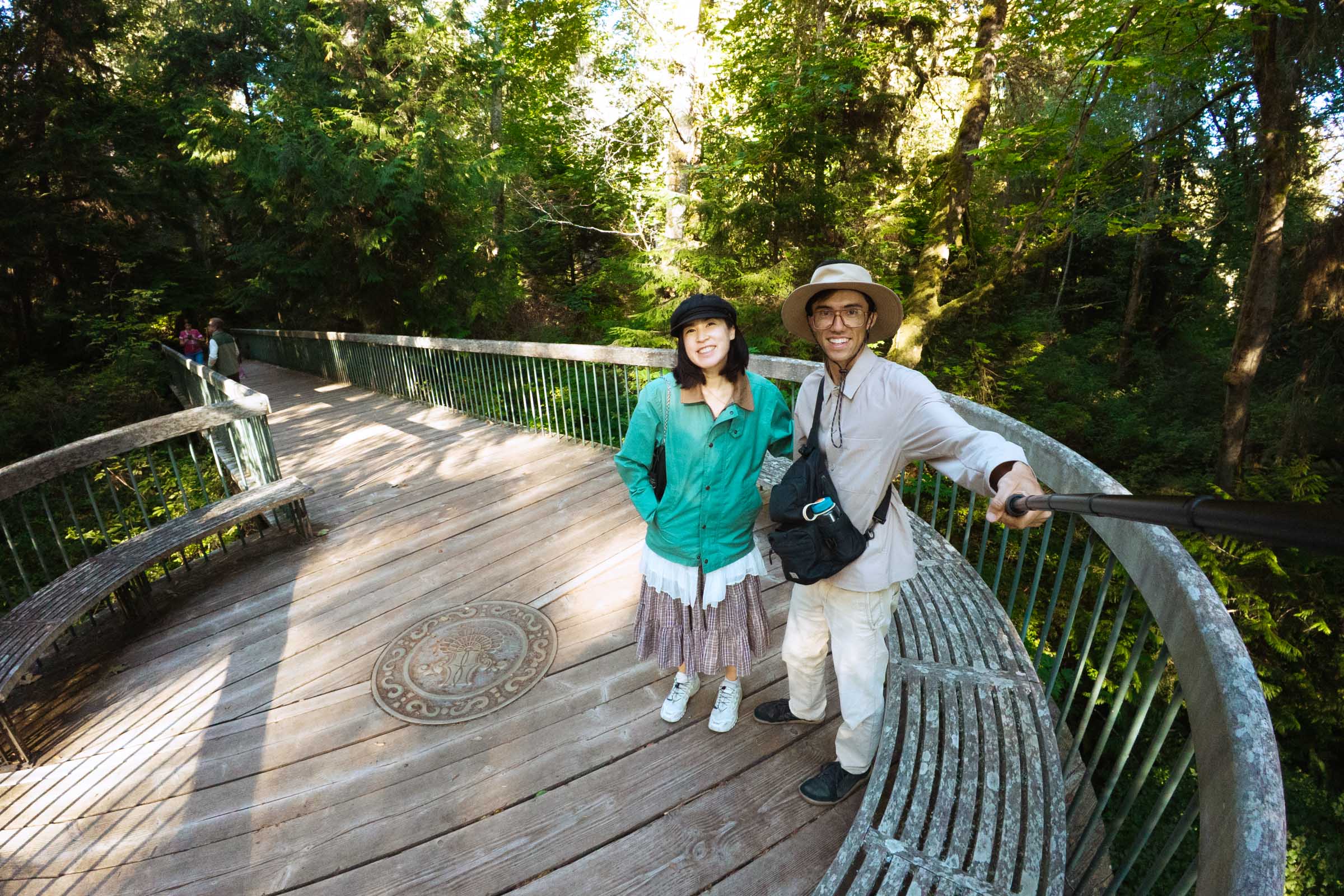 chloe and trey at bloedel reserve