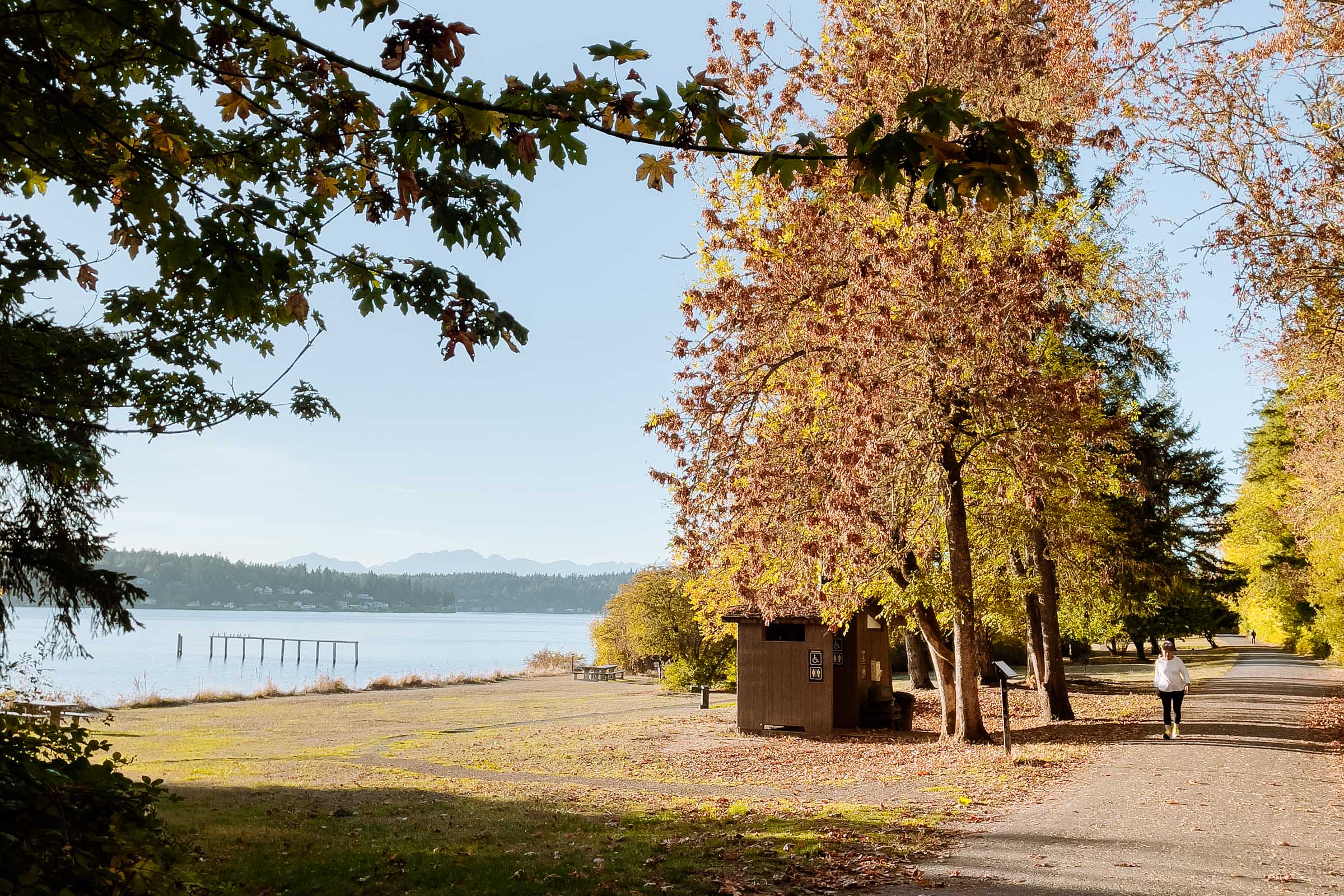 fort ward park bainbridge walkway