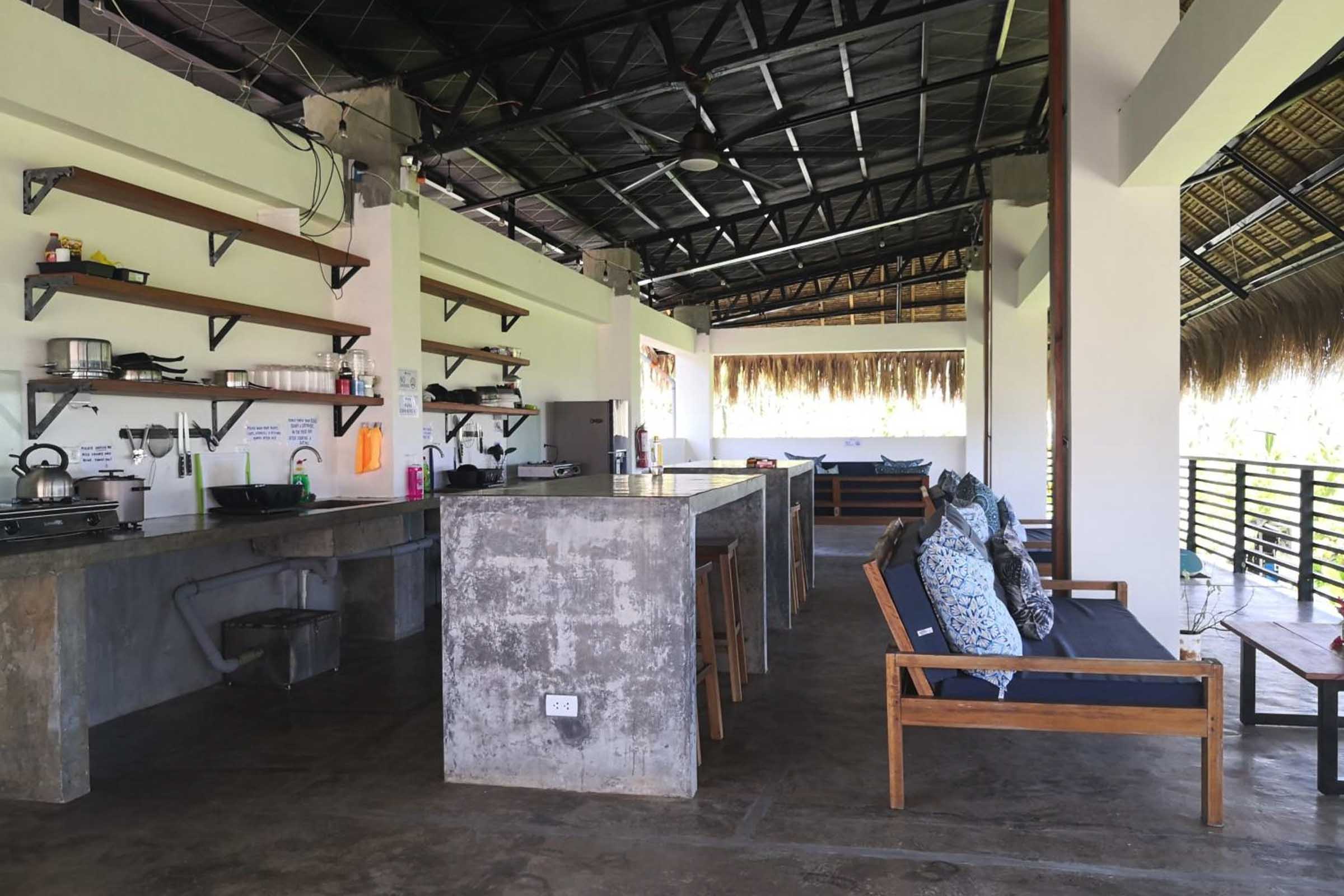 Where to Stay in Siargao: Our Guide to the Best Areas and Hotels 53 lafinca hostel siargao common area