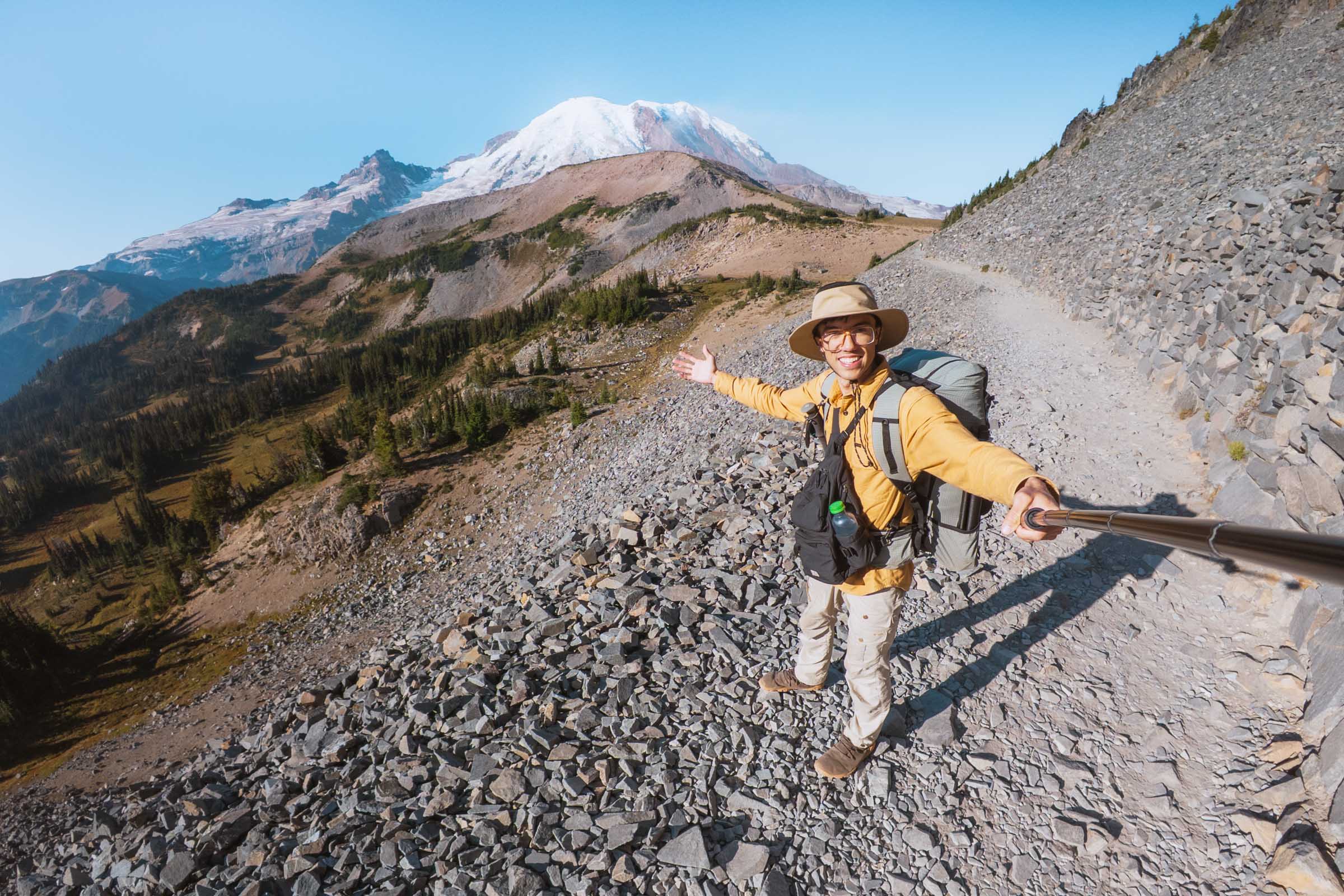 sourdough ridge trail to skyscraper mountain